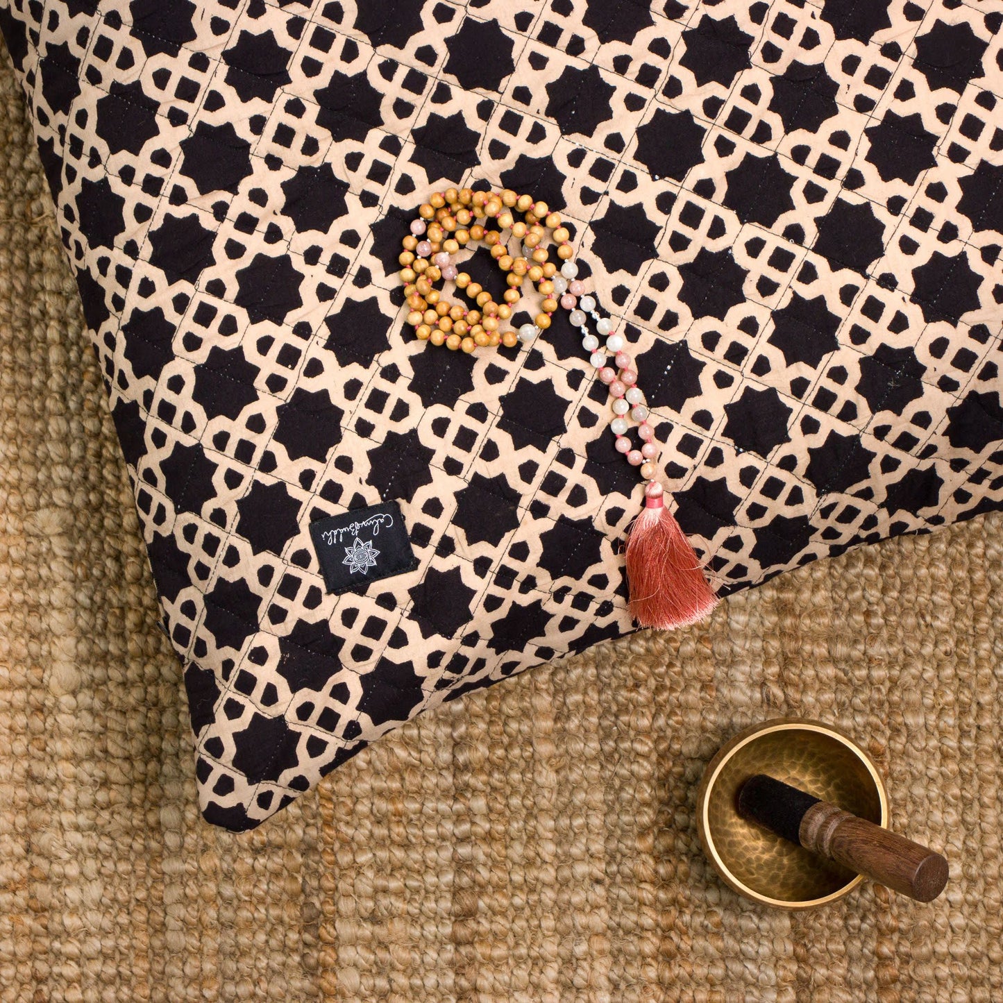 Akasha - Yoga Nidra and Meditation Futon-Block Printed, Futons-xo