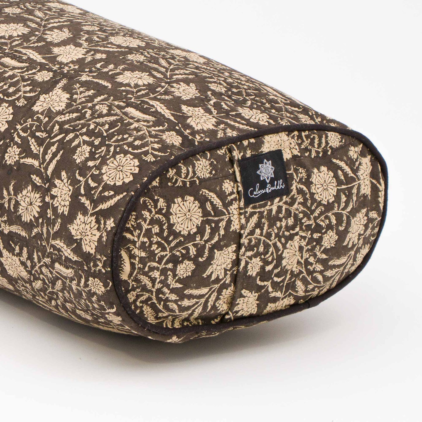 Bhumi Garden Oval Yoga Bolster Block Printed, karna, Oval Bolsters -xo