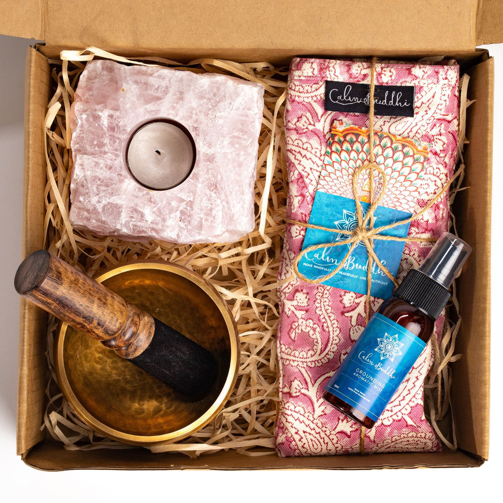 Calm Buddhi Yoga Gift Box-Gift Packs, Meditation Accessories-xo