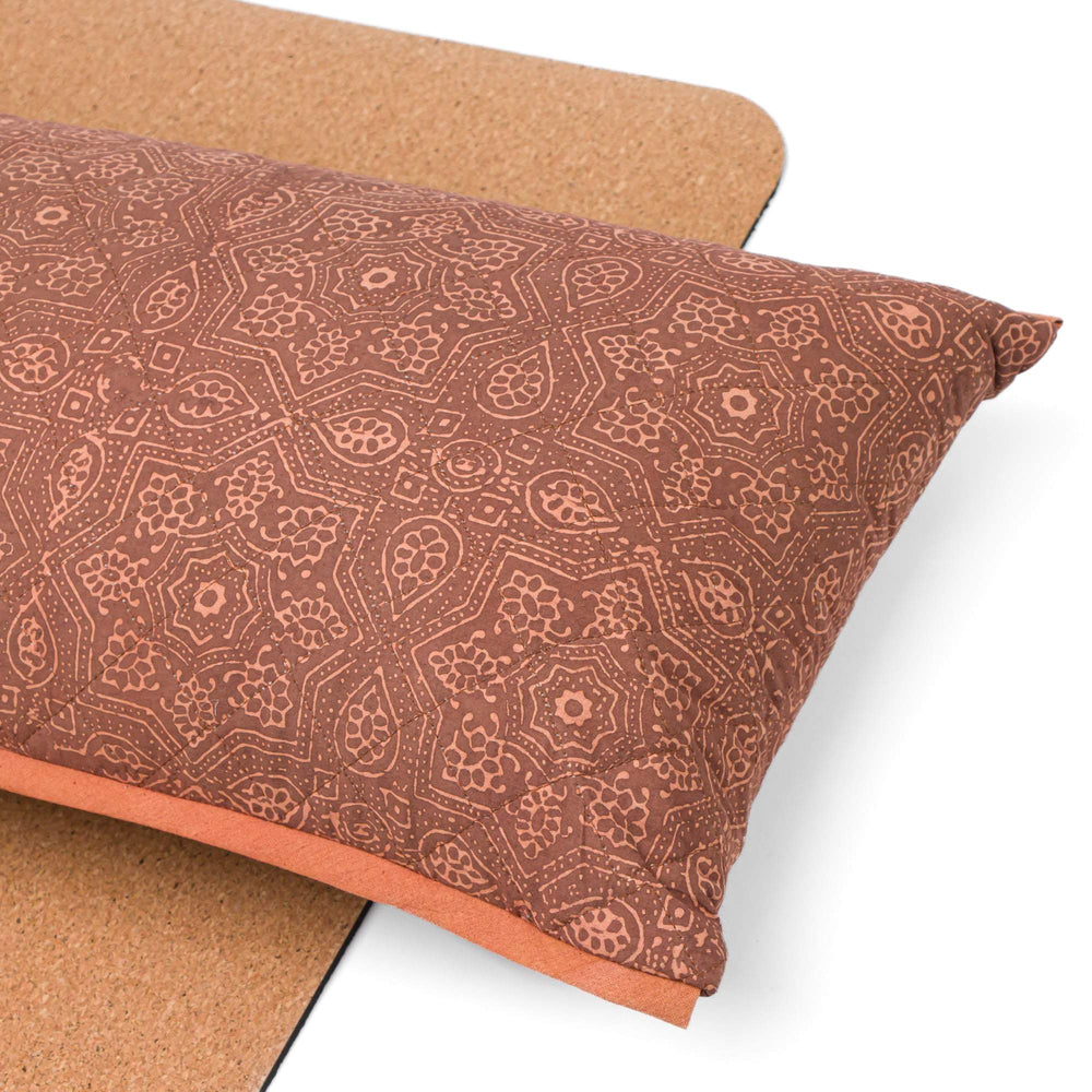 Earth Star - Yoga Pillow Block Printed, Yoga Pillows -xo