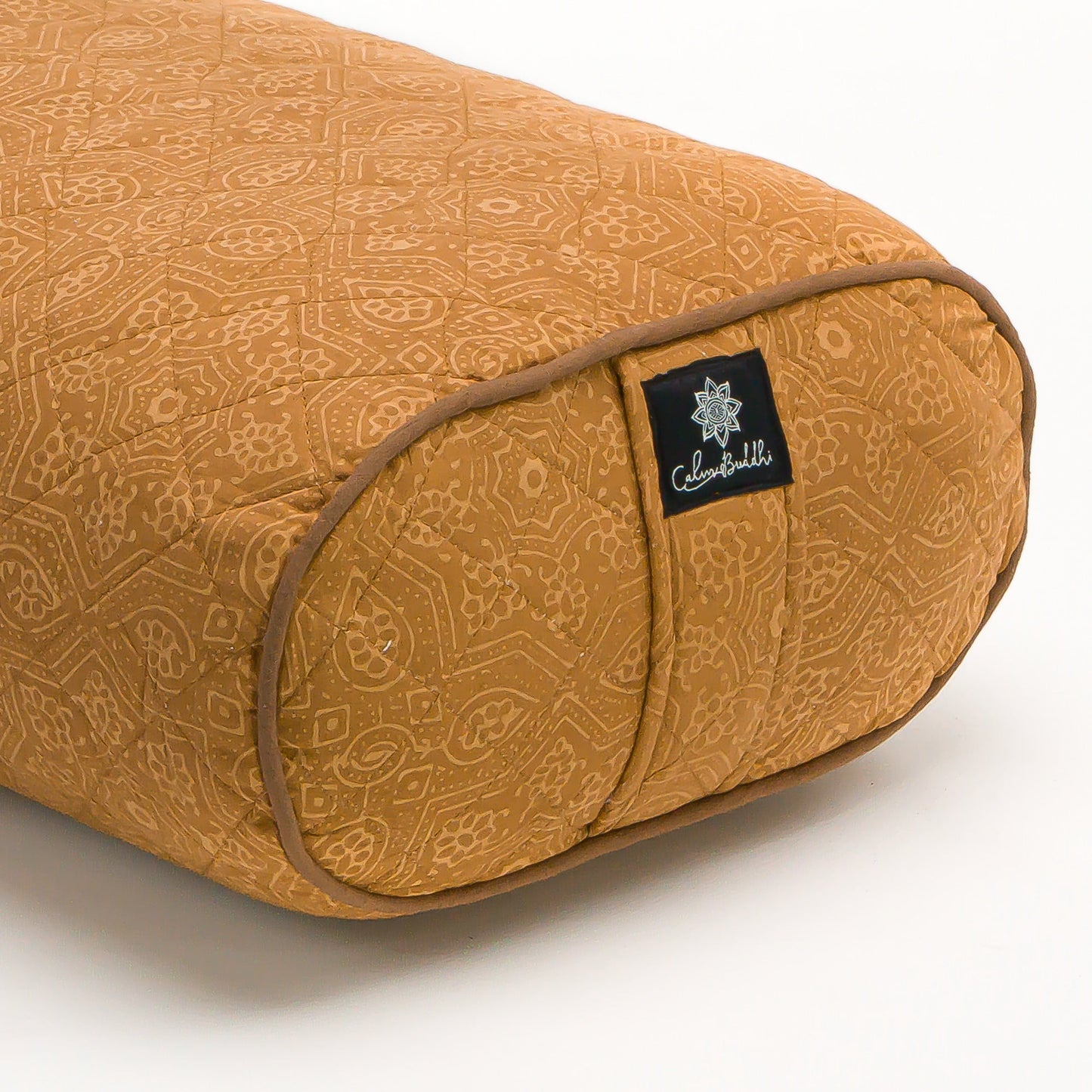 Fire Star - Oval Yoga Bolster Block Printed, Oval Bolsters -xo