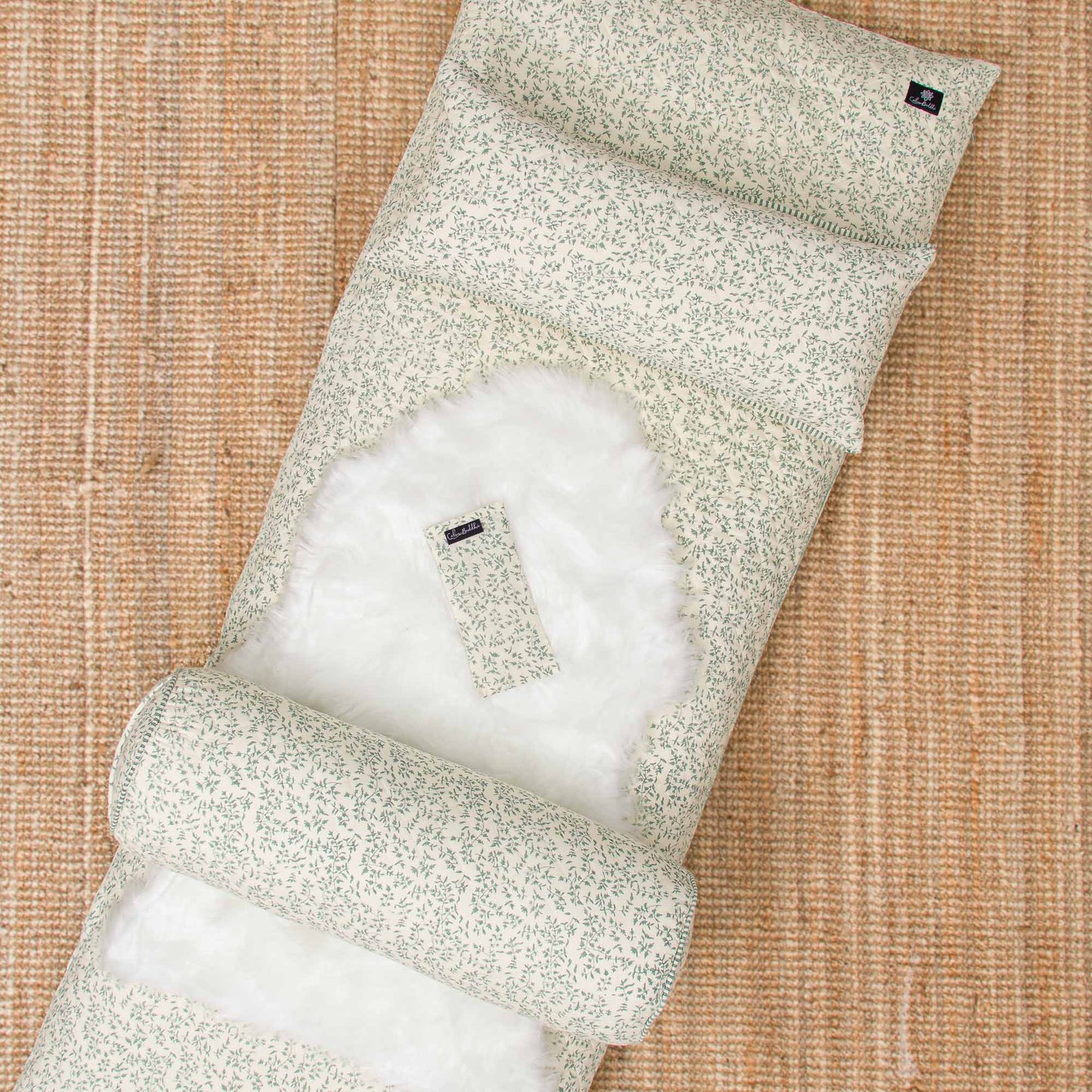 Holly Sage Yoga Nidra and Meditation Comfort Bundle Block Printed, futonbundle, Quilted -xo