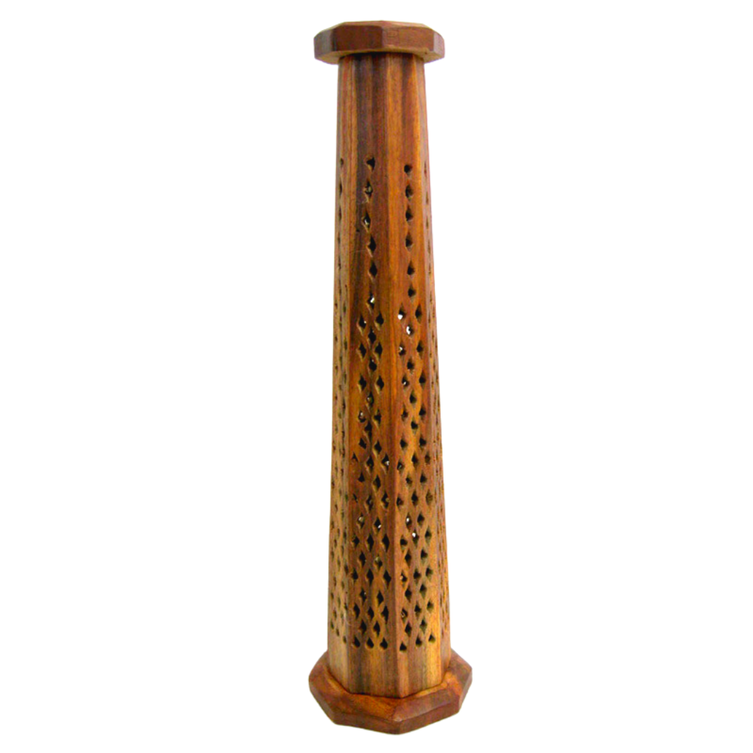 Incense Holder - Hexagonal tower Incense, Meditation Accessories -xo