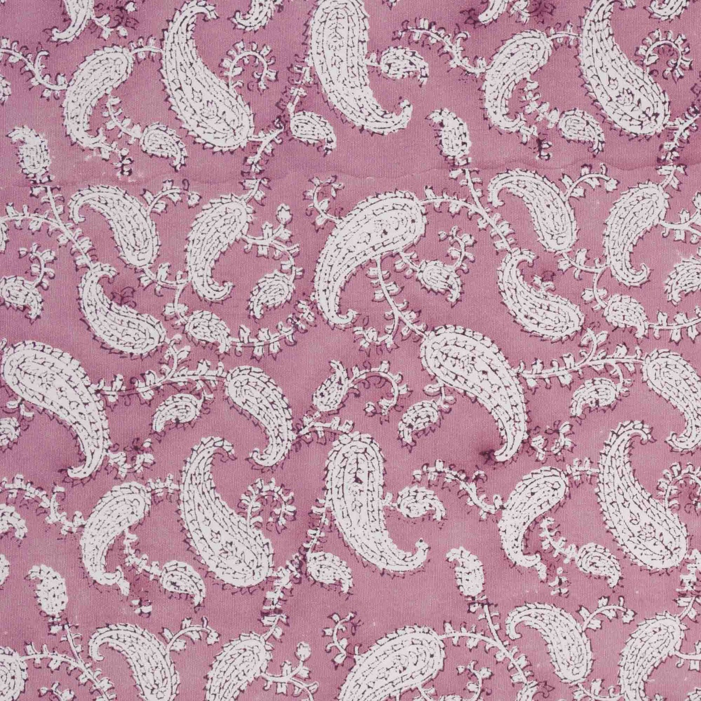 Indi Rose Paisley - Round Yoga Bolster Block Printed, Indi Rose, Round Bolsters -xo