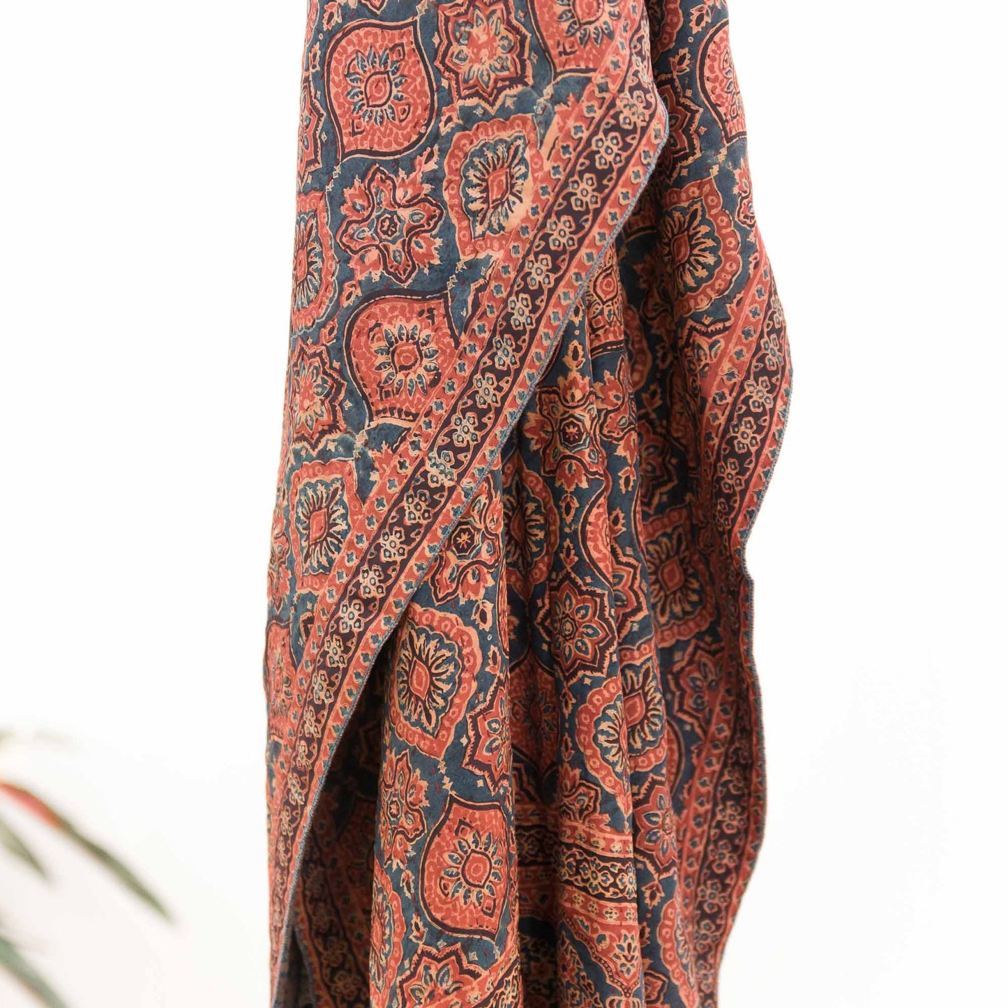 
                  
                    Indigo Alum ~ Wool-silk natural dye shawl Gifts, Scarves -xo
                  
                
