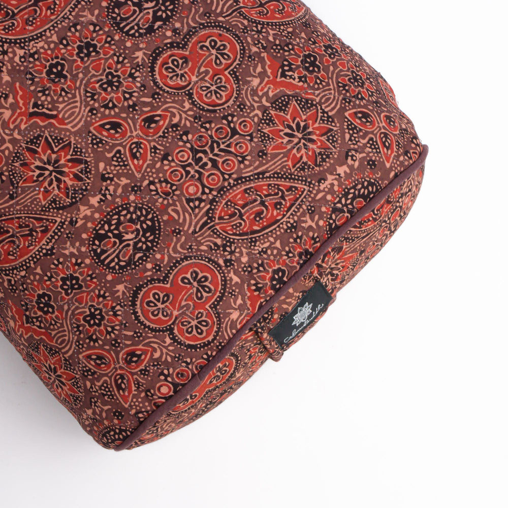 
                  
                    Oval Yoga Bolster- Ajrakh Earth Fig
                  
                