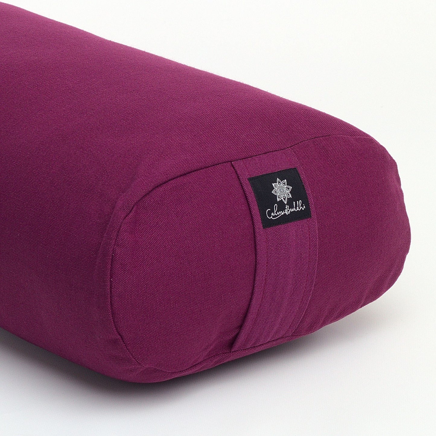 Plum Oval Yoga Bolster-Classic, Oval Bolsters-xo