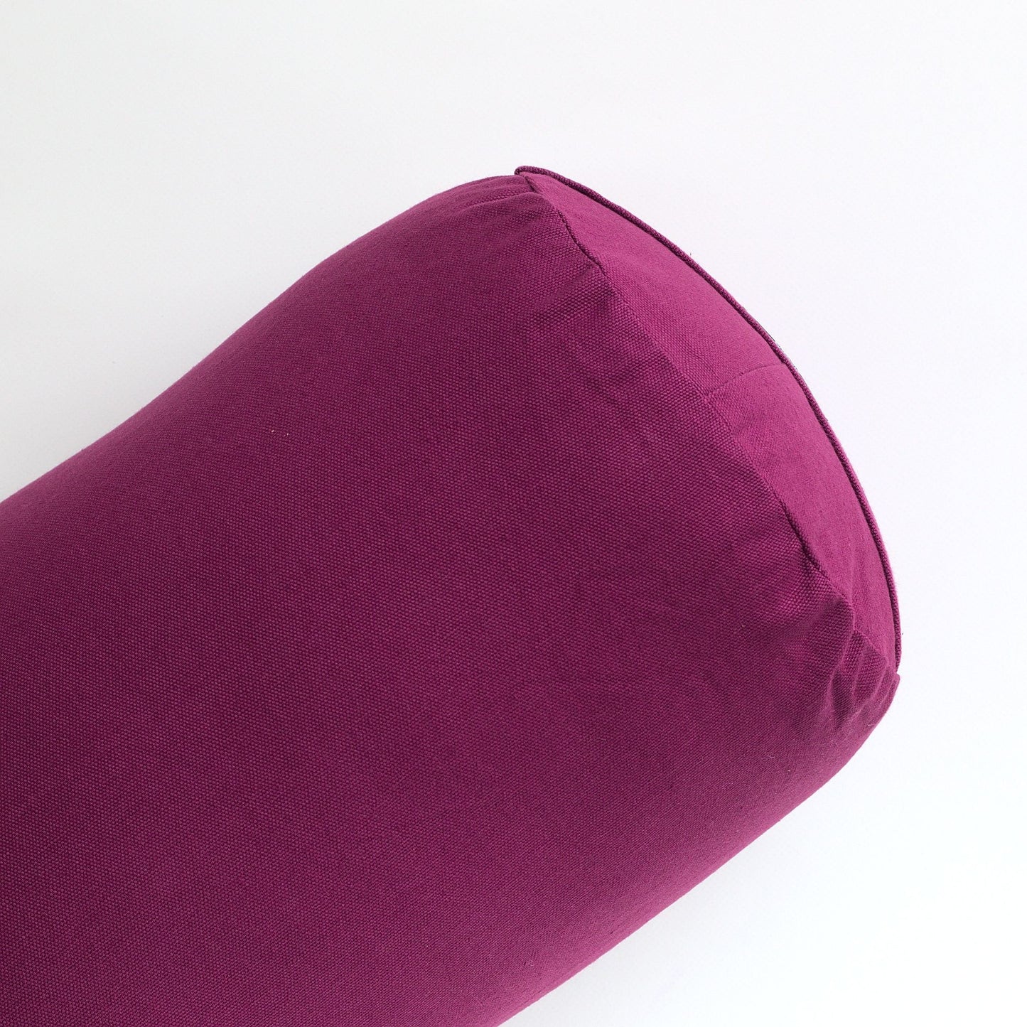 Plum Round Yoga Bolster-Classic, Round Bolsters-xo