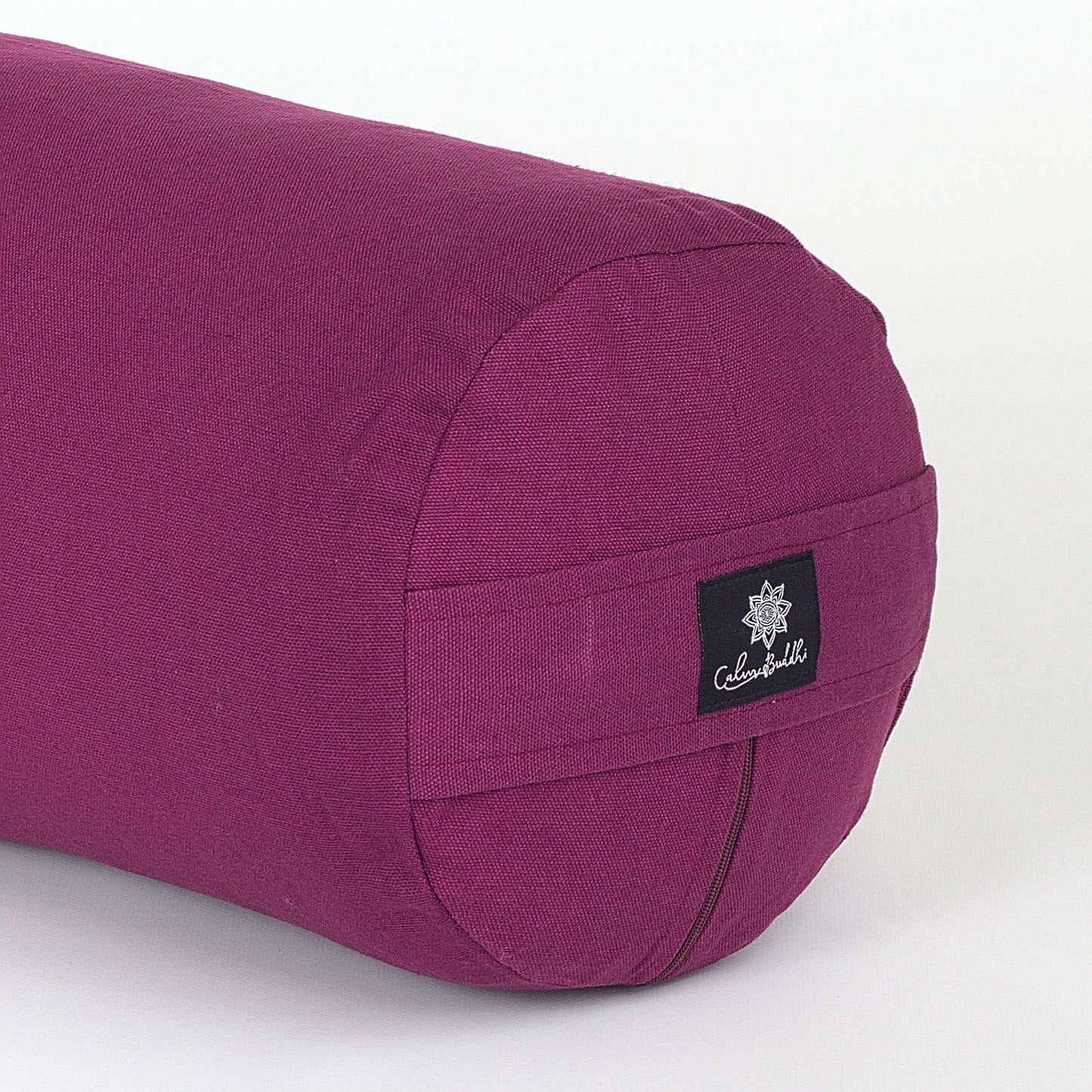 Plum Round Yoga Bolster-Classic, Round Bolsters-xo