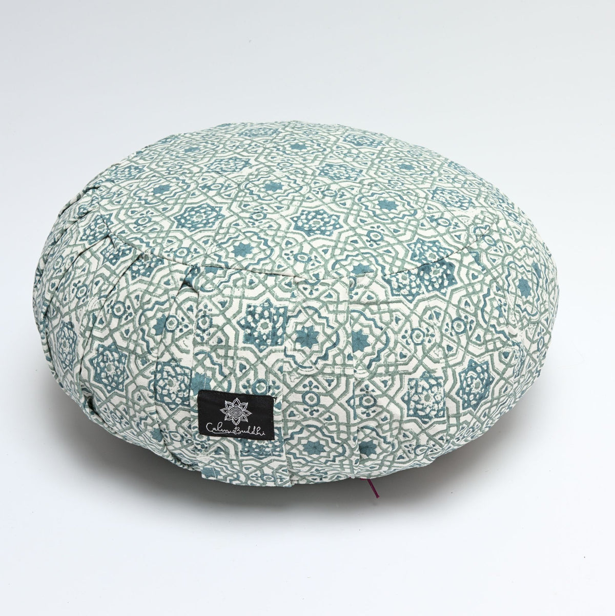 Round Meditation Cushion ~ Moroccan Dreams-Meditation Cushion-Block Printed, Zafus-
