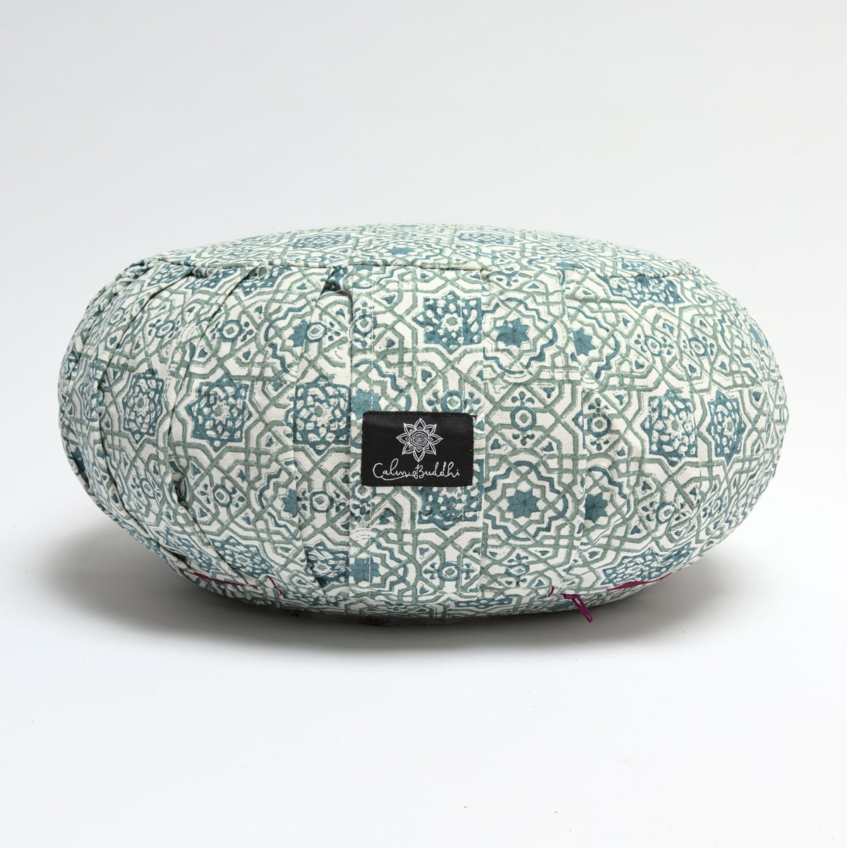 Round Meditation Cushion ~ Moroccan Dreams-Meditation Cushion-Block Printed, Zafus-
