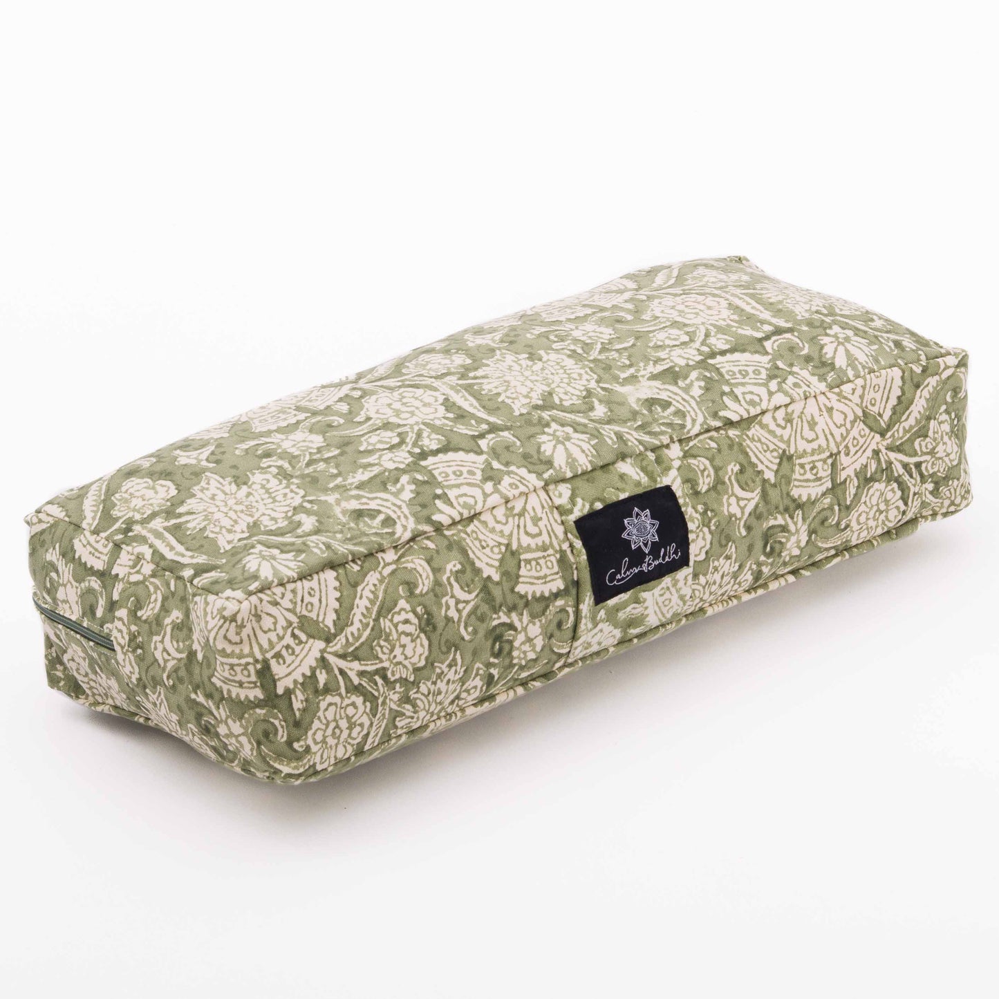 Travel Yoga Bolster ~ New Gaia Block Printed, karna, Travel Bolsters -xo