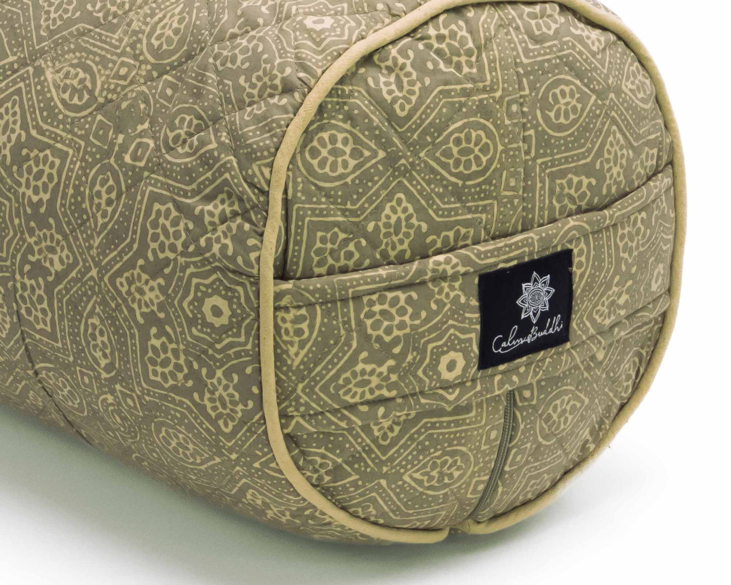 Wind Star - Round Yoga Bolster Block Printed, Round Bolsters -xo