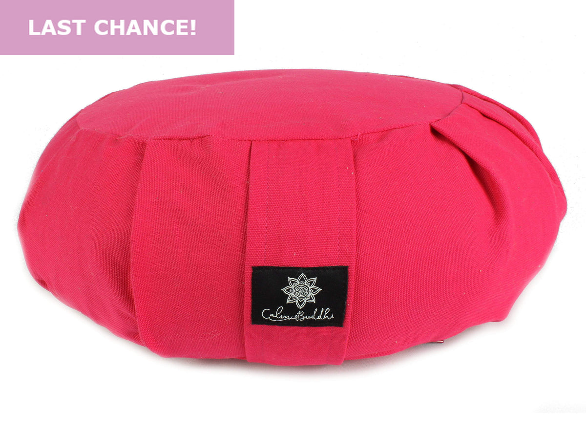 Round meditation cushion - fuchsia pink-Meditation Cushion-Classic, Zafus-