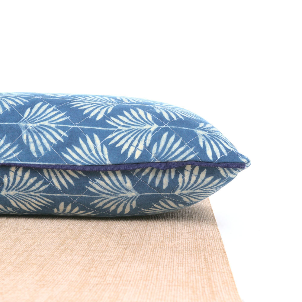 
                  
                    Yoga Pillow - Ajrakh Palm-Block Printed, Yoga Pillows-xo
                  
                