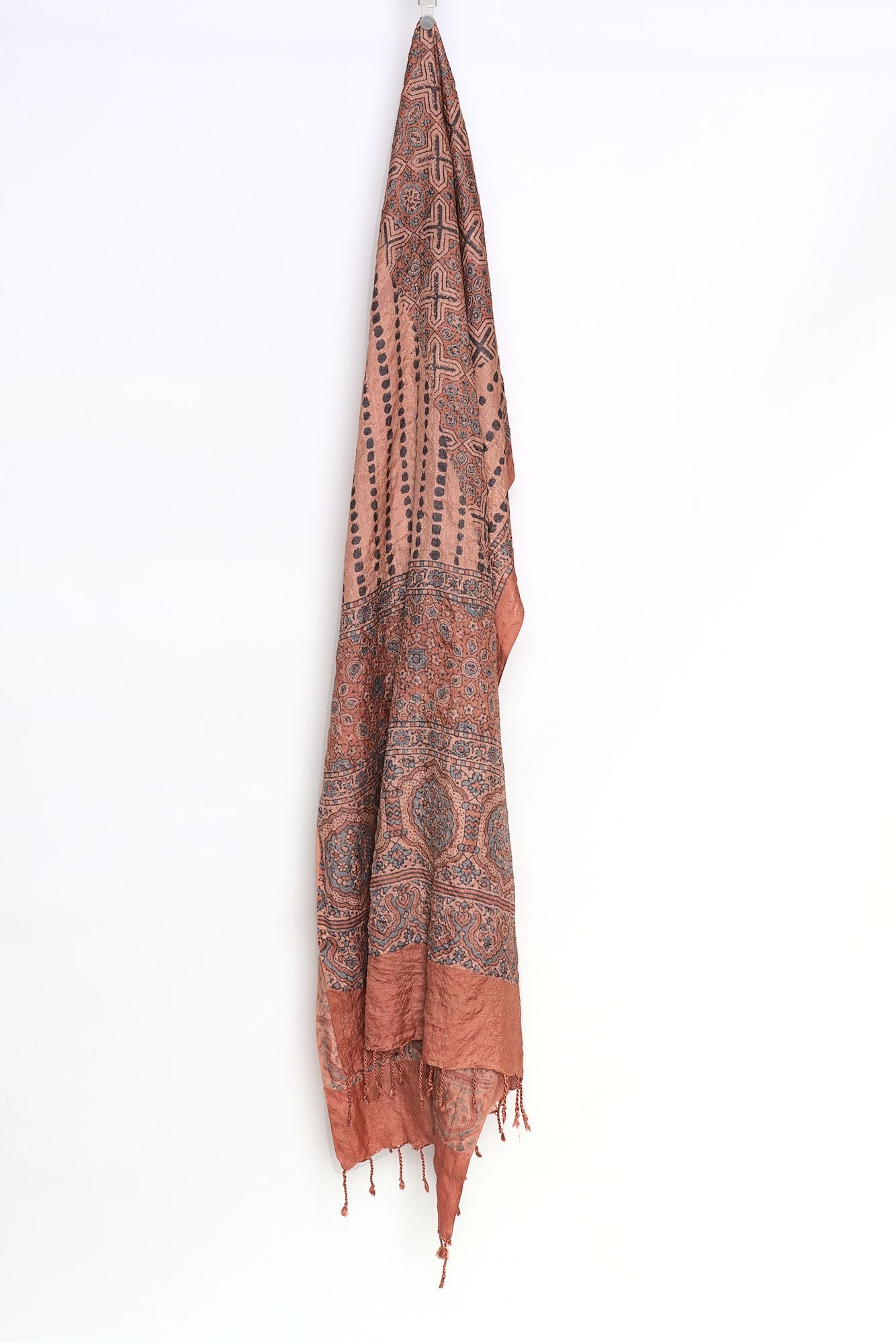 
                  
                    Madder root wild silk natural dye scarf-Gifts, Scarves-xo
                  
                