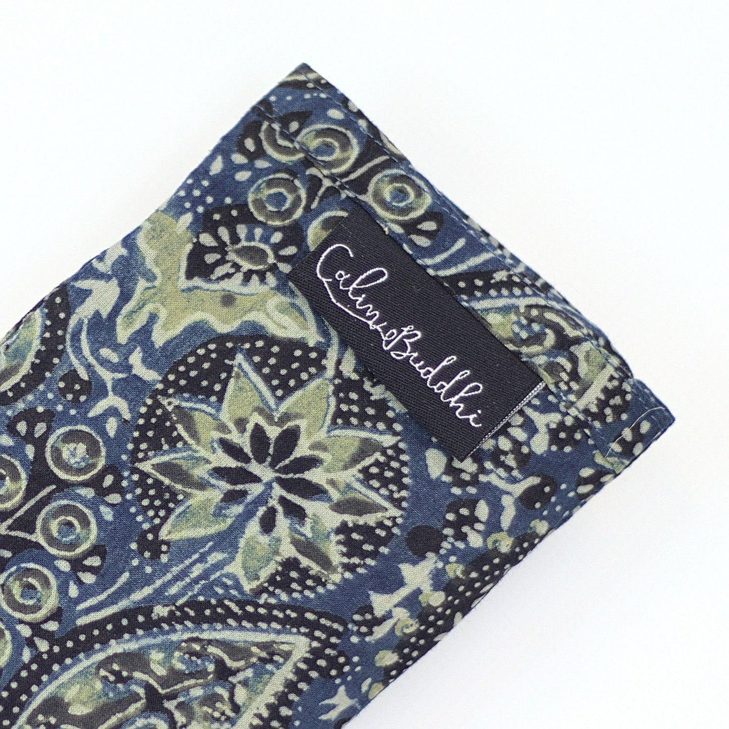 Eye Pillow - Ajrakh Fig Leaf-Block Printed, Eye Pillows-xo
