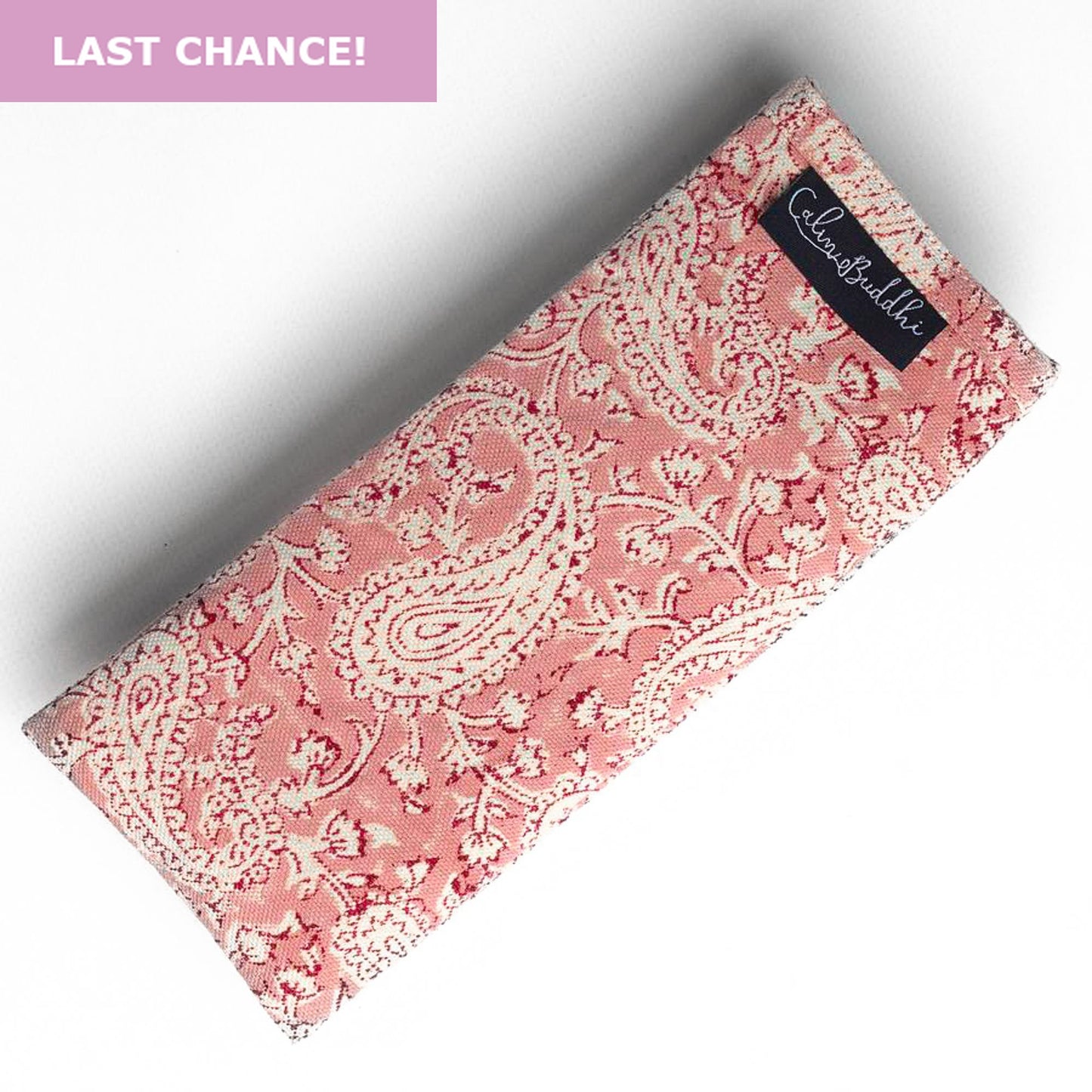 Eye Pillow - Paisley Pink-Block Printed, Eye Pillows-xo