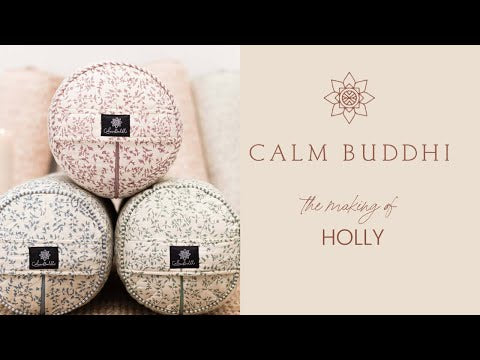 Holly - Amethyst Oval Yoga Bolster